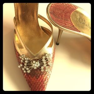 Cole Haan Collection Gold Sandals